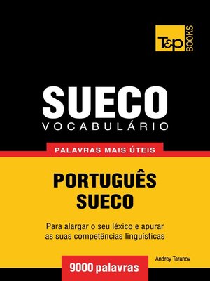 cover image of Vocabulário Português-Sueco